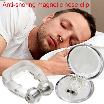 Snoring Nose Clip Magnetic Anti Snore Stop Snoring Nose Clip Anti Snoring Corrector Easy Breathe Improve Sleep Aid Night Device