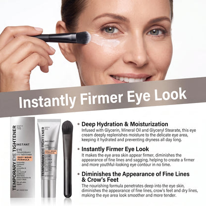 Instant Firming Eye Cream Anti Aging Lighten Dark Circles Reduce Puffiness Moisturize Wrinkle Elimination Easy Absorb Daily Eye Care