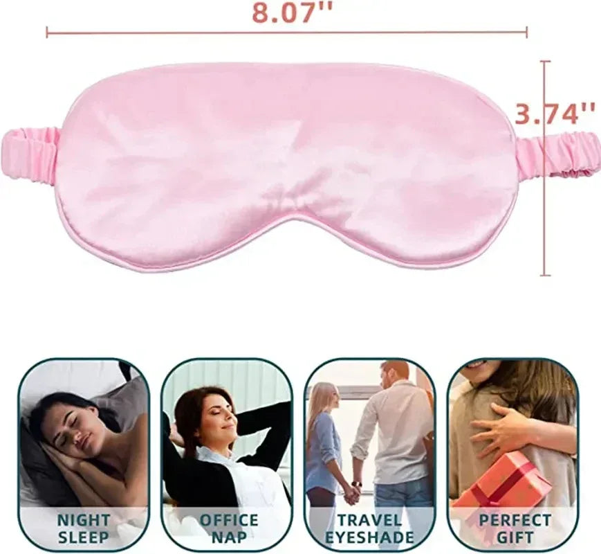 Imitated Silk Sleep Eye Mask – Travel & Rest Eye Cover - Urbizia
