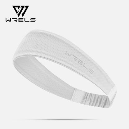 WRELS Fitness Headbands Ice Silk Workout Headband Cooling Forehead Wrap No-Slip Running Sweatband Moisture-wicking Hairband
