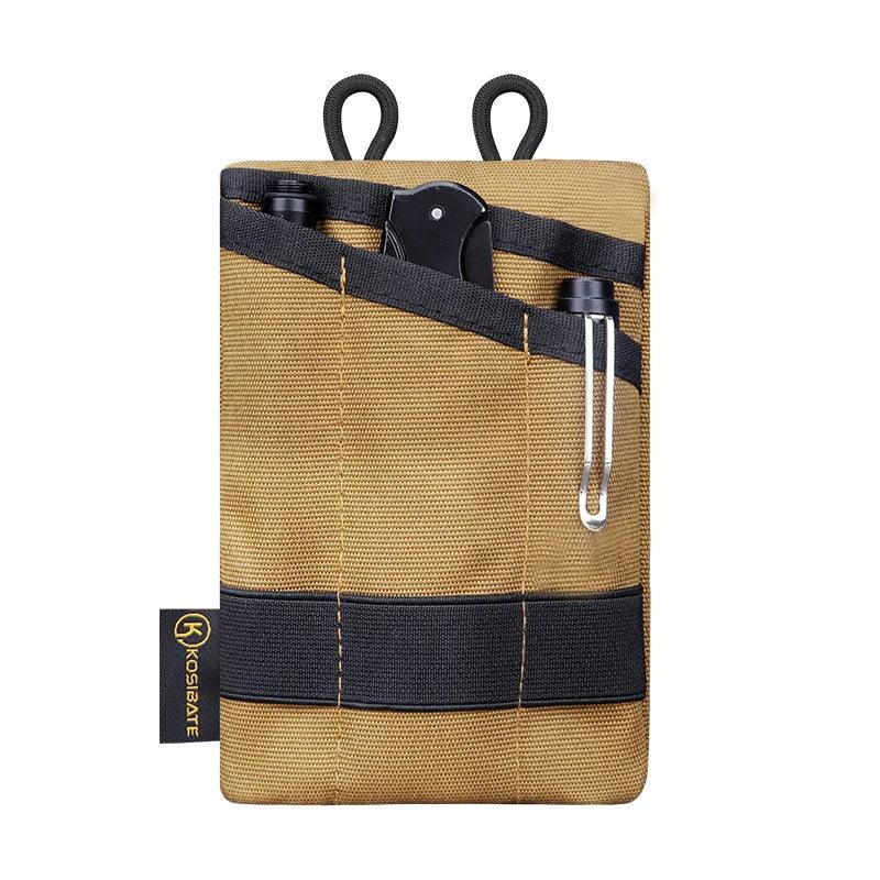 Kosibate Tactical EDC Molle Pouch Mini Wallet Card Key Belt Waist Pack Camping Hiking Hunting Outdoor Coin Purse