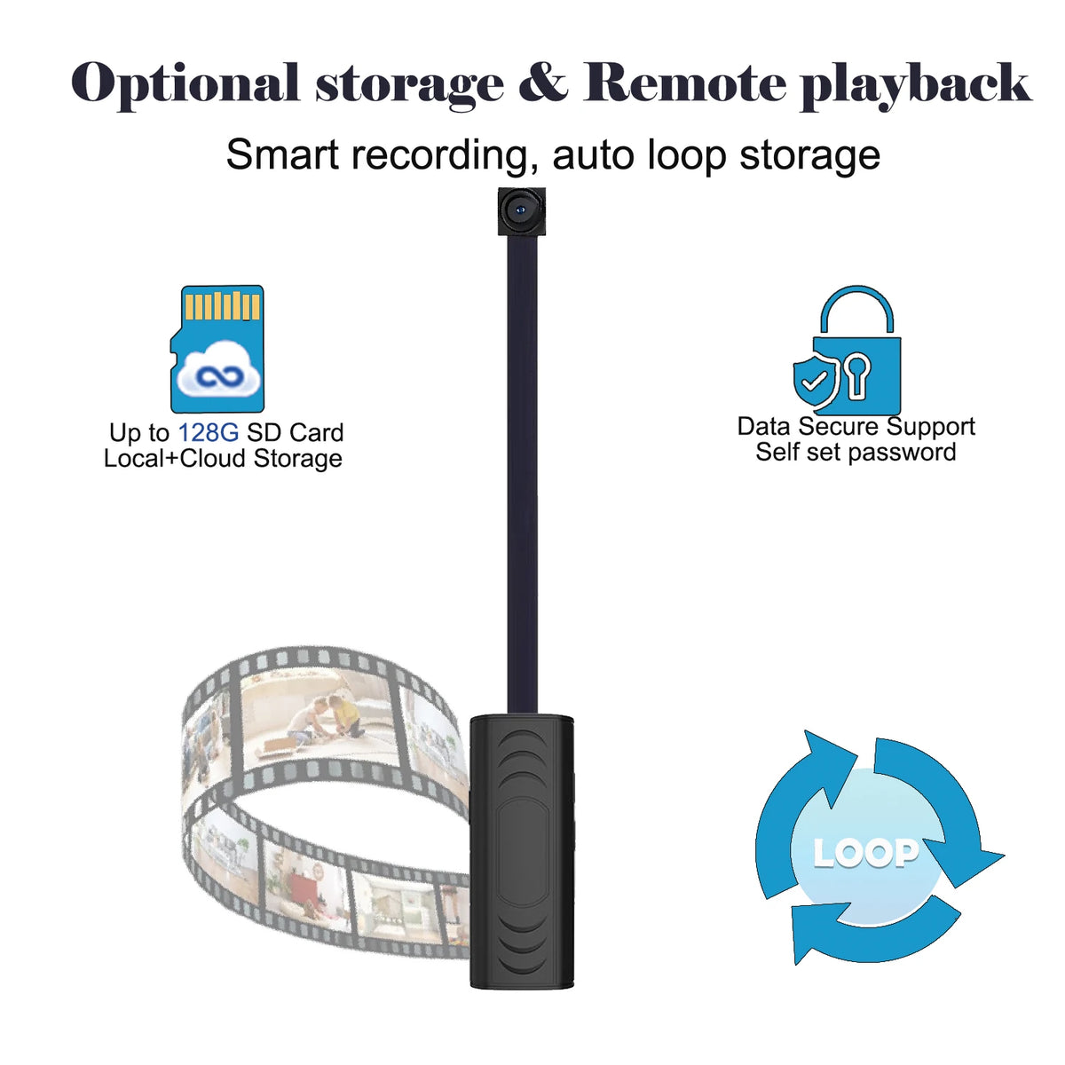 Mini HD Wireless WiFi Camera DIY Module Portable Small Nanny Security Cam Motion Detection Home Surveillance Camera