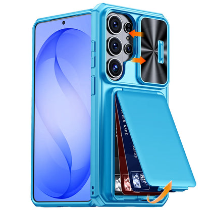 618 Hot Deals For Samsung Galaxy S26 Ultra Phone Case,with Cards Holder (FIFD Blocking) Shockproof Wallet Phone Case-Black