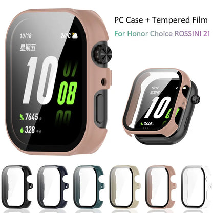 Watch Protective Case For Honor Choice ROSSINI 2i SmartWatch Shockproof PC Protector Cover Shell /W Tempered Film