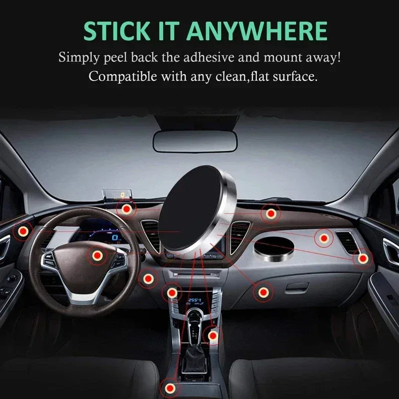 Magnetic Car Phone Holder Universal Car Phone Stand for iPhone Xiaomi Huawei Samsung Dashboard Wall Mounted Car Magnet Sticker - Urbizia