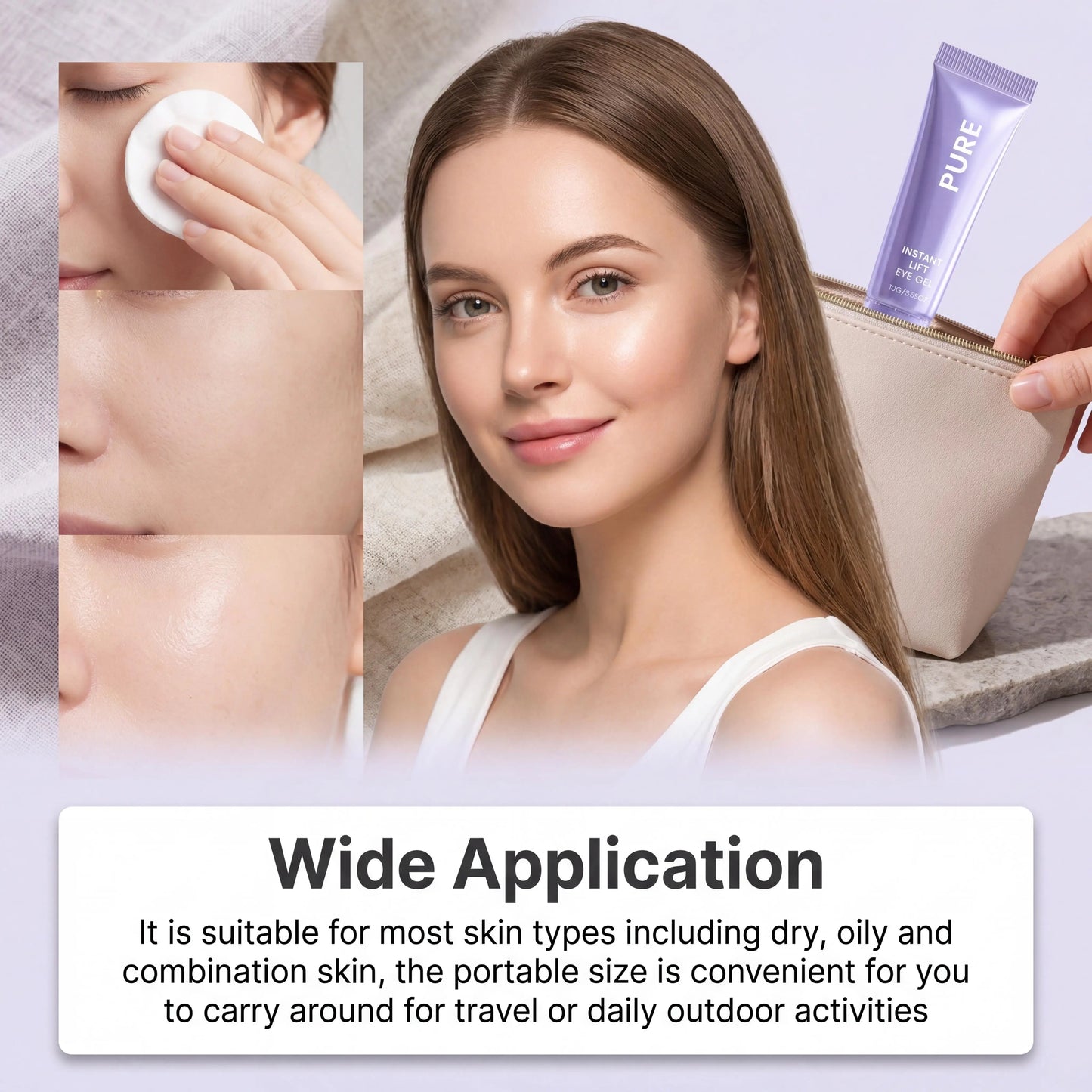 Collagen Eye Cream Gentle Nourishing Smooth Eye Skin Anti Wrinkle Tighten Lifting Moisturizing Puffy Repair Brightening Fade Fine Lines Skin Care