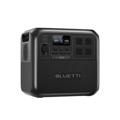 【Brand New Warranty 5 Years】BLUETTI AC180 Solar Portable Power Station 1800W 1152Wh Solar Generator for Camping Off-grid Power