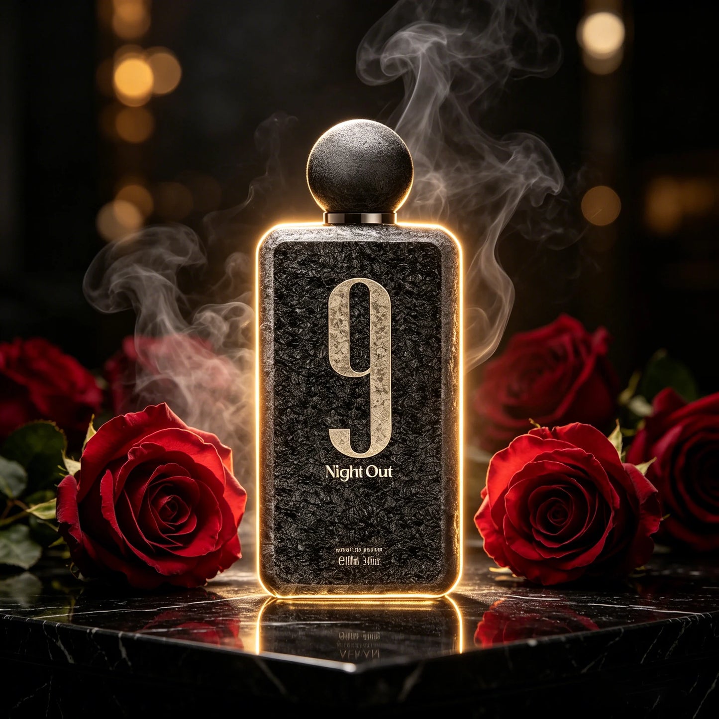 Afnan 9 PM Night Out Extrait De Parfum Spray For Unisex – Intense Warm Spicy, Amber & Sweet Vanilla Scent, Long-Lasting High-Concentration Fragrance, Perfect Gift For Women & Men, 3.4 Fl Oz / 100 ML