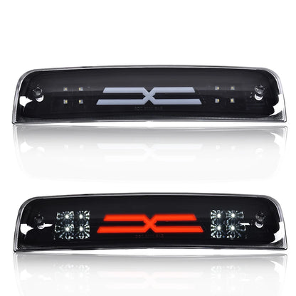Led 3Rd Third Brake Light Cargo Lamp Fit for 2009-2017 Dodge Ram 1500 2500 3500 Smoked Housing High-Mount Light