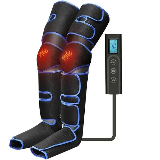 Foot air pressure leg massager promotes blood circulation, body massager, muscle relaxation, lymphatic drainage device 360° - Urbizia