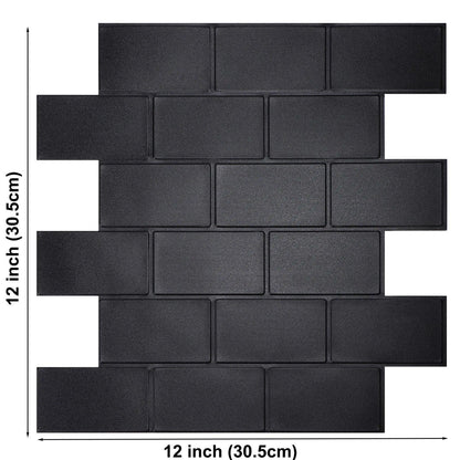 5 Sheets Wall Tile Sticker White Self Adhesive Tiles Waterproof Vinyl Wallpaper Backsplash For Kitchen Living Room Bathroom - Urbizia