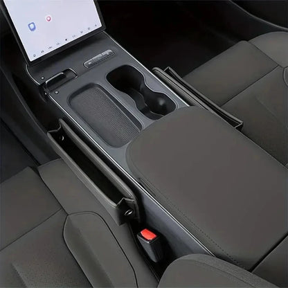 1pc Universal Car Seat Gap Organizer PU Auto Console Side Pocket Seat Crevice Storage Box Interior Accessory