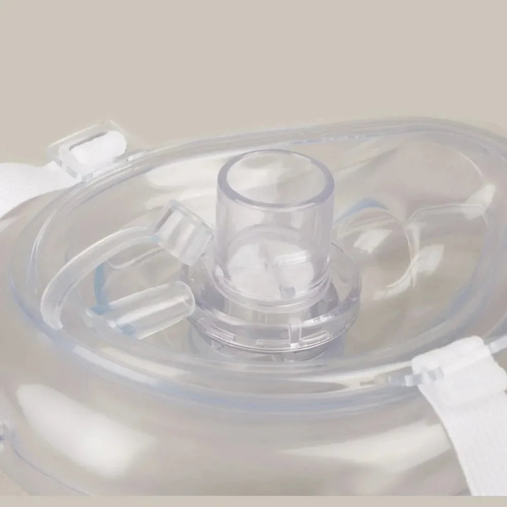 Reusable professional emergency cardiopulmonary resuscitation breathing mask to protect rescue personnel with artificial respira