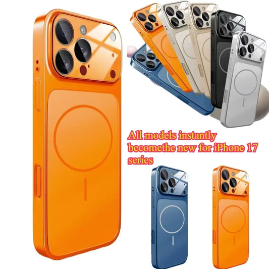 AG Frosted Glass iPhone Case Magnetic Shockproof