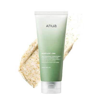 ANUA Heartleaf Quercetinol Pore Deep Cleansing Foam – Korean Face Wash 150ml - Urbizia