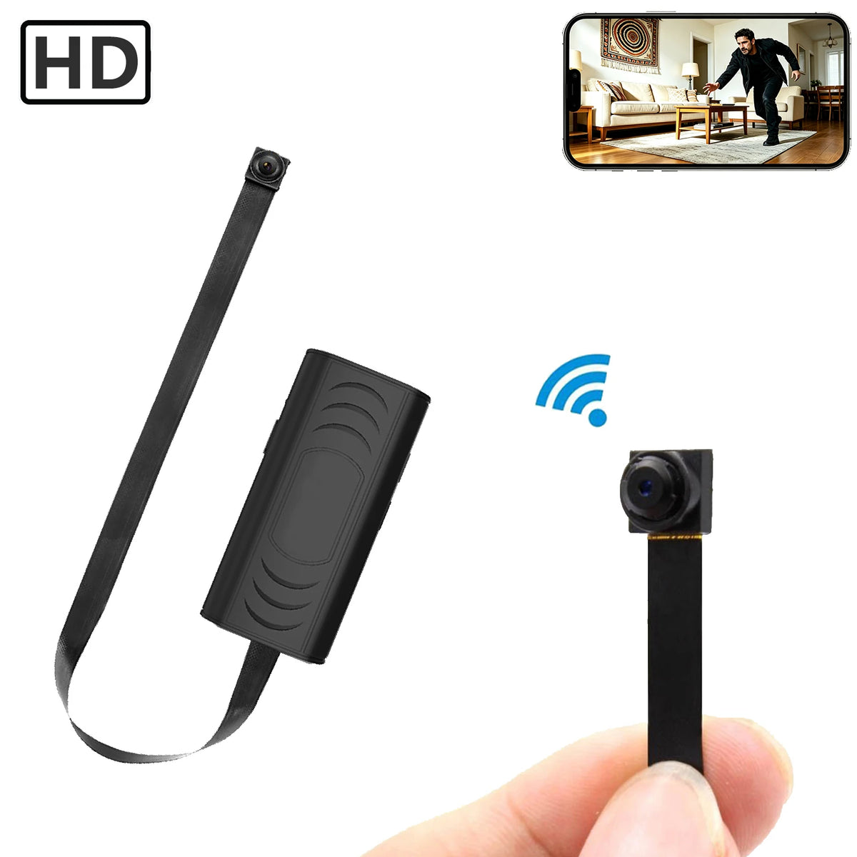 Mini HD Wireless WiFi Camera DIY Module Portable Small Nanny Security Cam Motion Detection Home Surveillance Camera