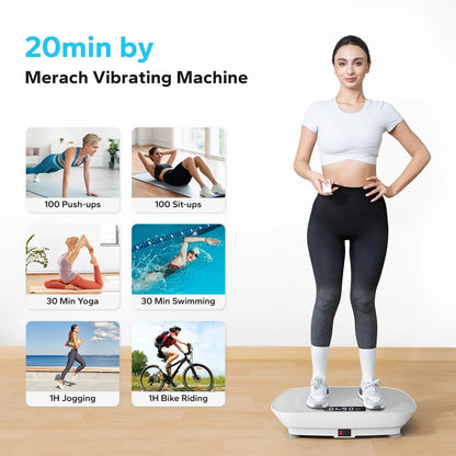 Vibration Plate Exercise Machine For Whole Body Workout - Urbizia