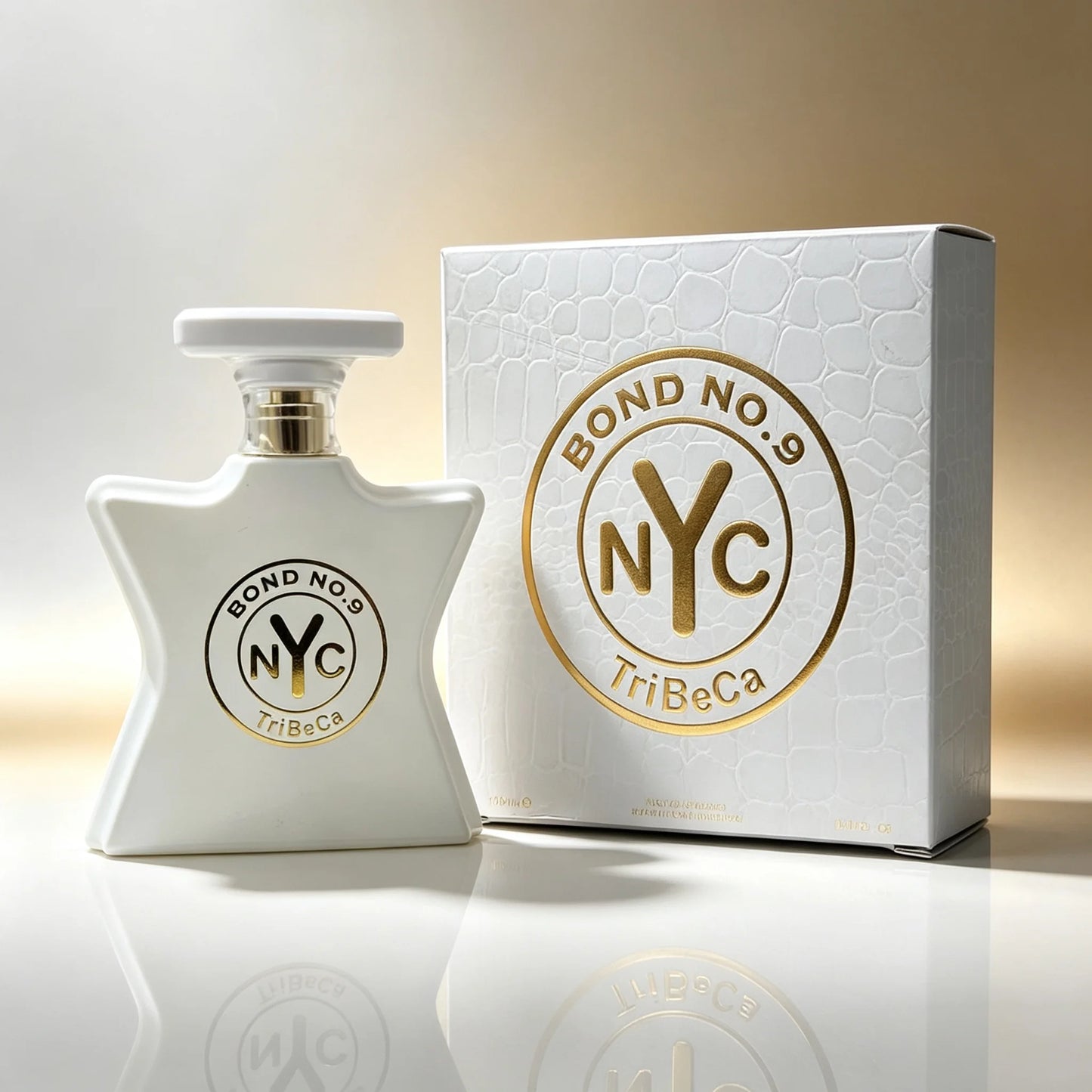 Long Lasting TriBeCa Unisex Perfume Bond No.9 Clean Woody Floral Scent White Croc Star Bottle Luxury Gift Box 100ml For Men Women