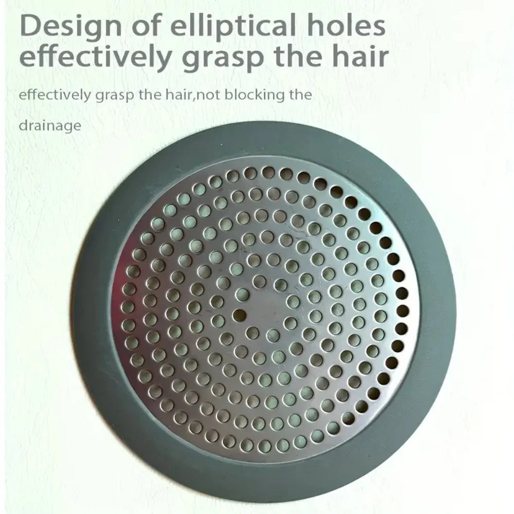 Stainless Steel Floor Drain Hair Catcher – Shower Drain Filter Protector