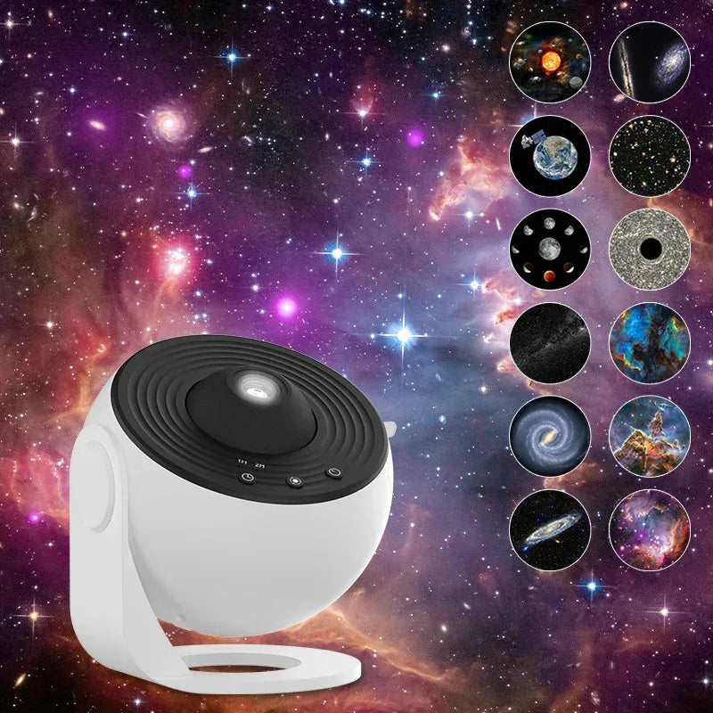 Night Light Galaxy Projector Starry Sky Projector 360° Rotate Planetarium Lamp For Kids Bedroom Valentines Day Gift Wedding Deco - Urbizia