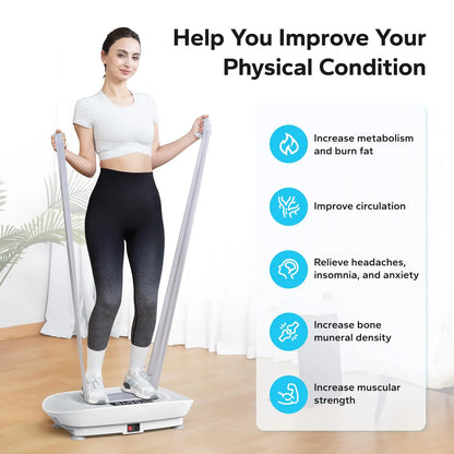 Vibration Plate Exercise Machine For Whole Body Workout - Urbizia