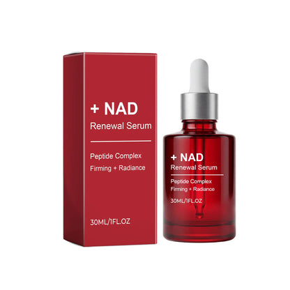 NAD Renewal Serum Peptide Complex Firming Brightening Anti Aging Hydrating Smooth Fine Lines Boosting Radiance Face Essence NAD Renewal Serum