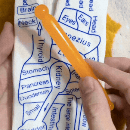 Acupressure Reflexology Socks with Massage Tool — Foot Pain Relief & Relaxation Kit