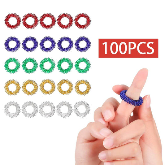 Acupressure Finger Rings – Stress & Tension Relief