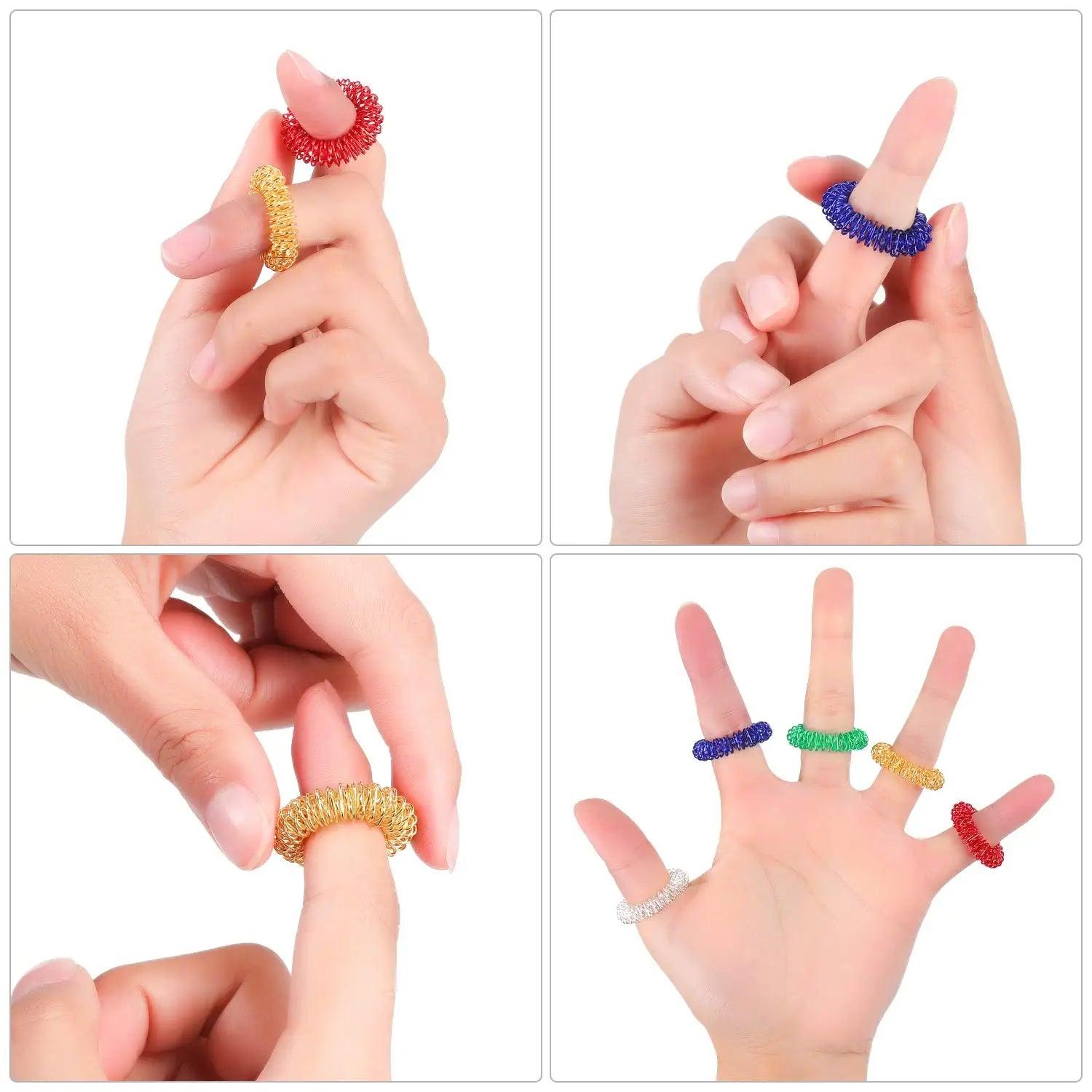Acupressure Finger Rings – Stress & Tension Relief