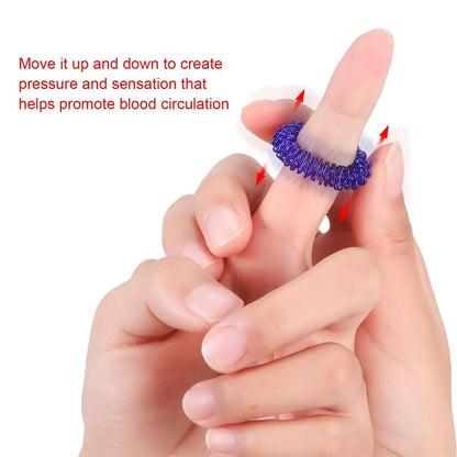 Acupressure Finger Rings – Stress & Tension Relief