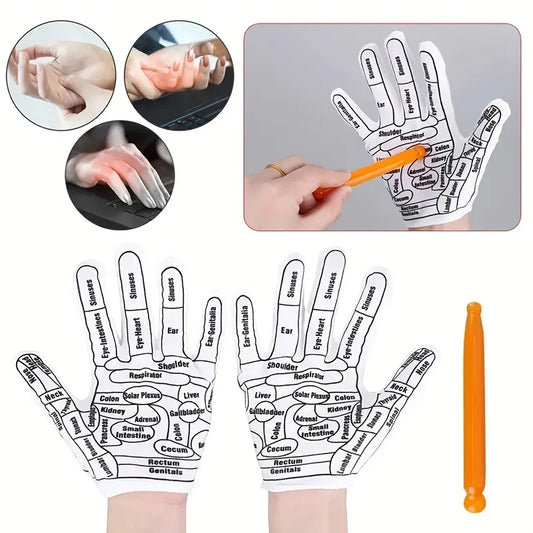Acupressure Gloves – Hand Reflexology Massage Relief