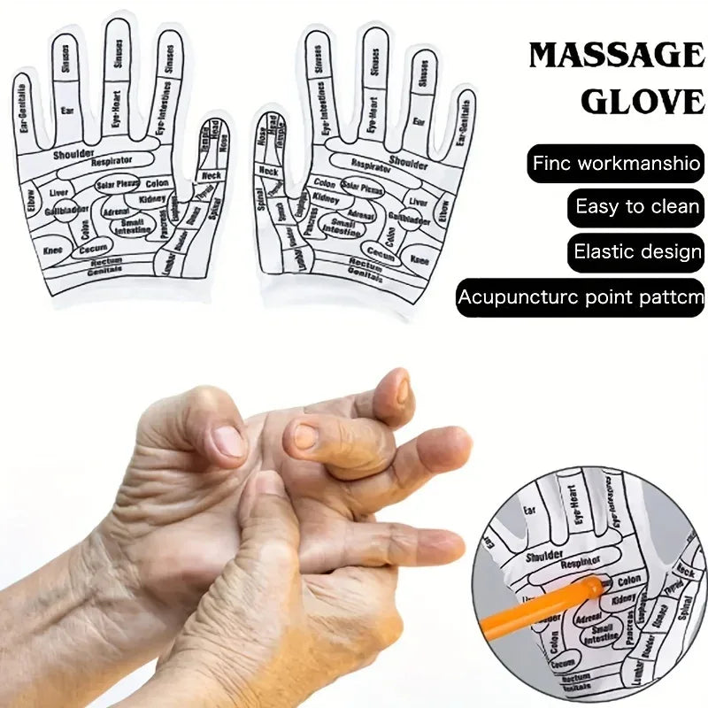 Acupressure Gloves – Hand Reflexology Massage Relief