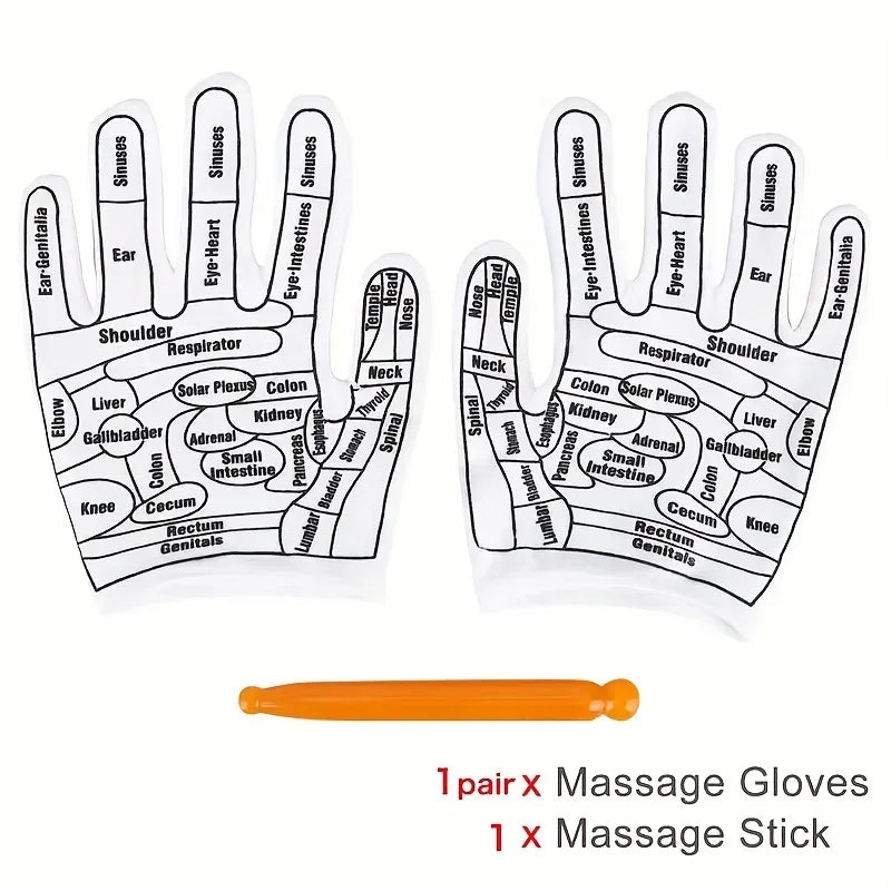 Acupressure Gloves – Hand Reflexology Massage Relief