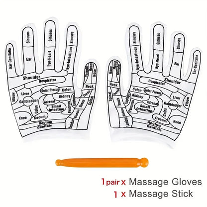 Acupressure Gloves – Hand Reflexology Massage Relief