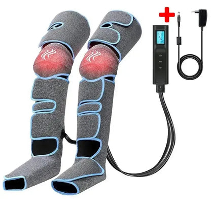 Foot air pressure leg massager promotes blood circulation, body massager, muscle relaxation, lymphatic drainage device 360° - Urbizia
