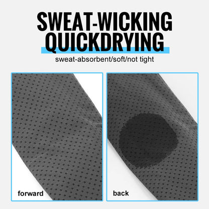 WRELS Fitness Headbands Ice Silk Workout Headband Cooling Forehead Wrap No-Slip Running Sweatband Moisture-wicking Hairband
