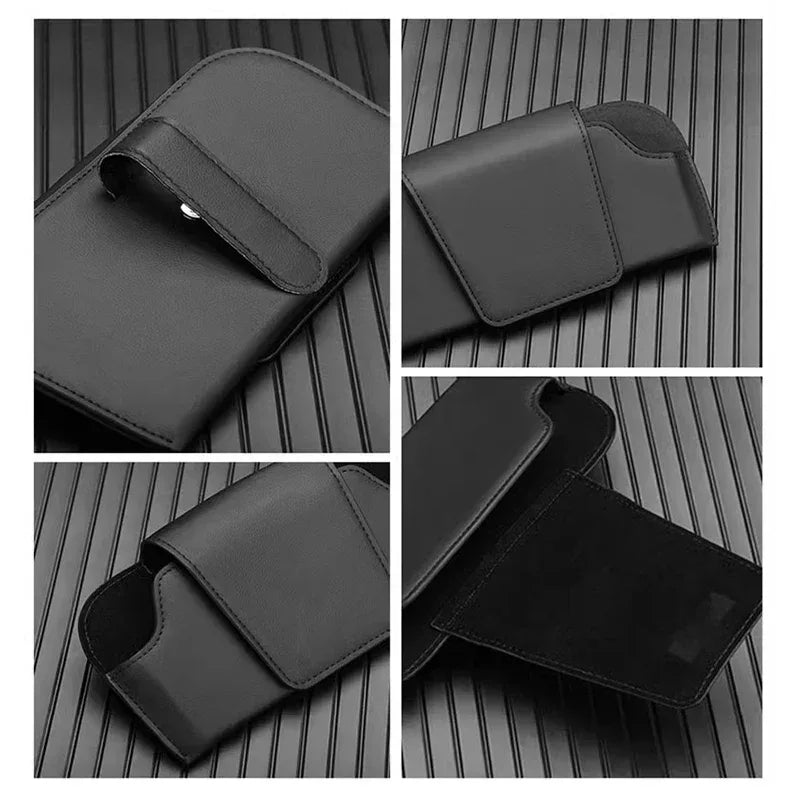 SEAMETAL Cowhide Sun Visor Glasses Holder Premium Leather Wear-Resistant Sunglasses Protective Box Auto Eyeglasses Storage Case - Urbizia