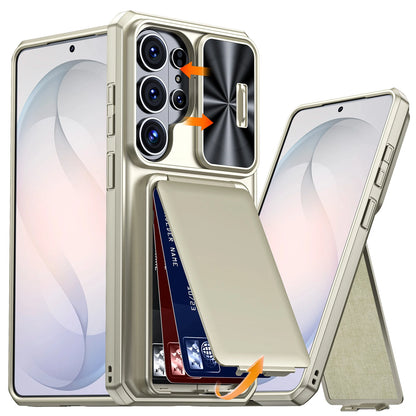 618 Hot Deals For Samsung Galaxy S26 Ultra Phone Case,with Cards Holder (FIFD Blocking) Shockproof Wallet Phone Case-Black
