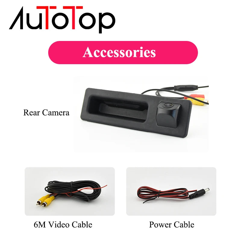 AUTOTOP Car Vehicle Rear View Camera for BMW 5 Series F10 F11/ 3 Series F30 F31 F32/X3 F25/X4 F26/X5 F15/X6 F16
