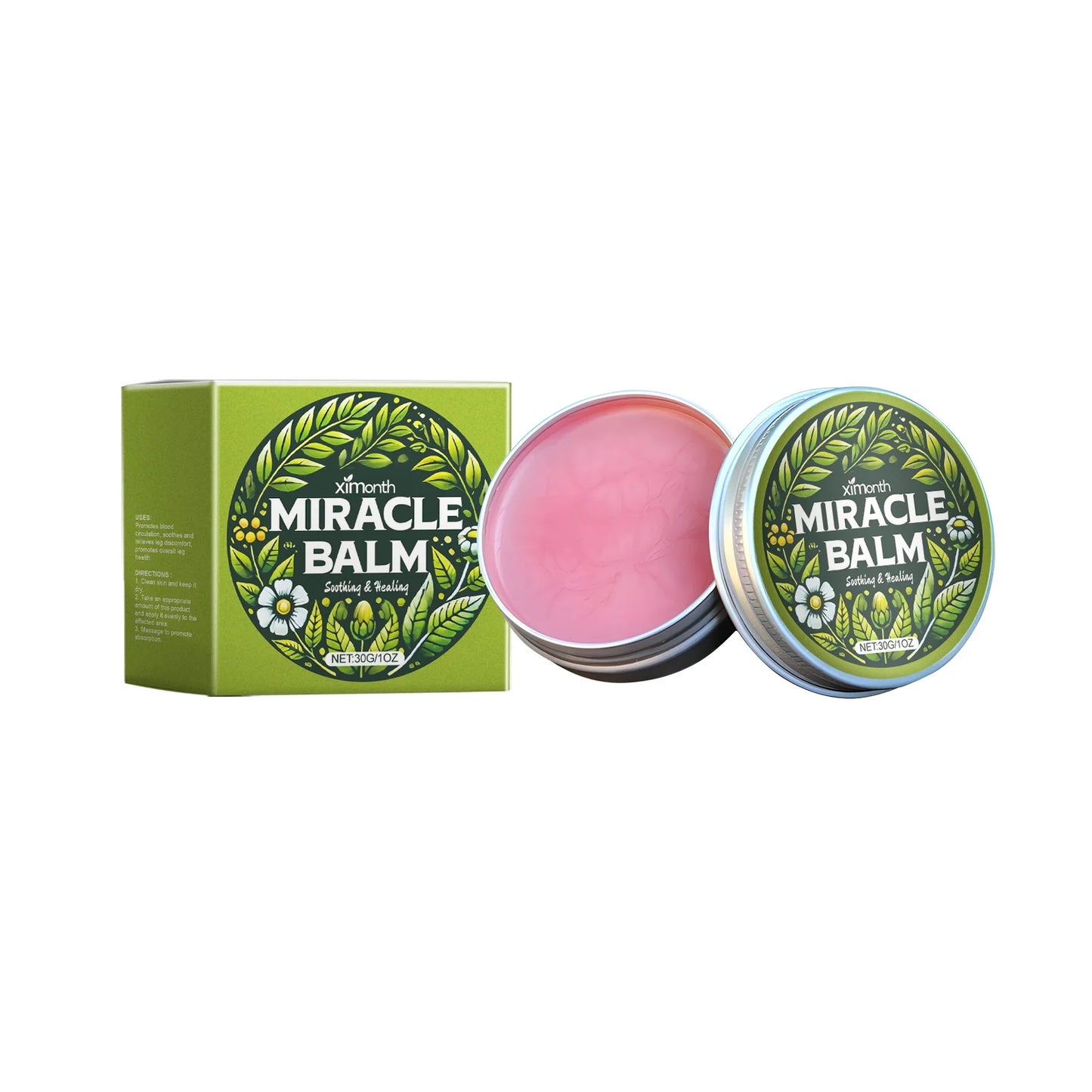 Ximonth Leg Care Balm Relieve Edema Leg Improve Blood Circulation Soothe Moisturize Nourishing Rough Skin Muscle Relief Massage Daub Cream