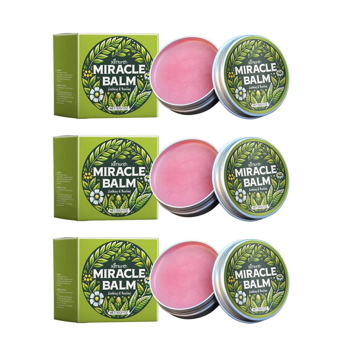 Ximonth Leg Care Balm Relieve Edema Leg Improve Blood Circulation Soothe Moisturize Nourishing Rough Skin Muscle Relief Massage Daub Cream