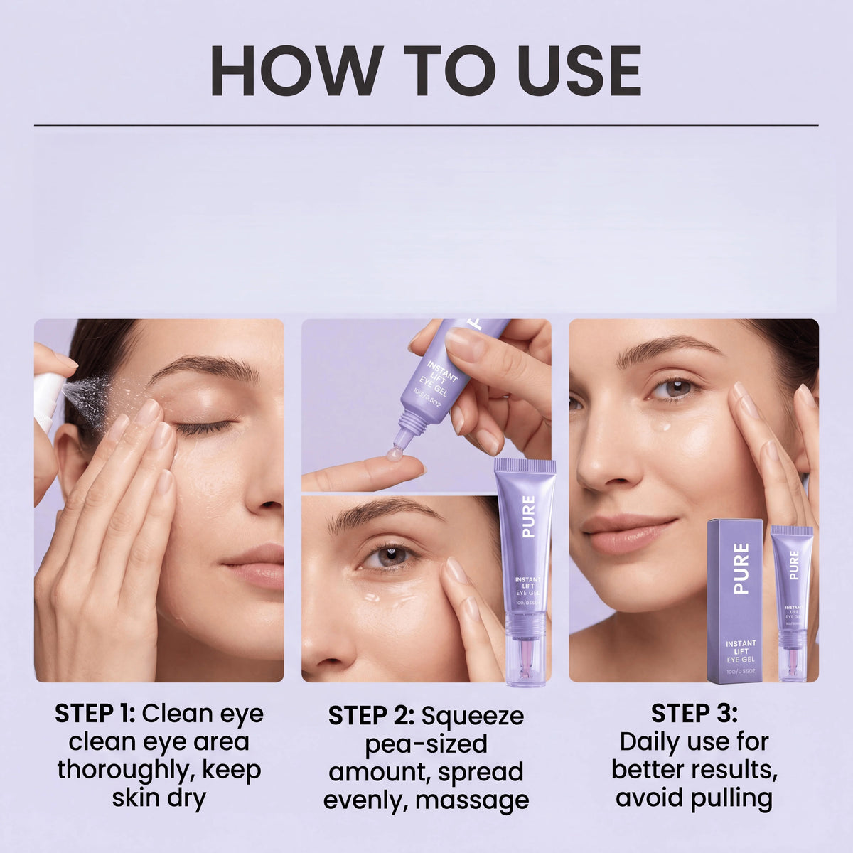 Collagen Eye Cream Gentle Nourishing Smooth Eye Skin Anti Wrinkle Tighten Lifting Moisturizing Puffy Repair Brightening Fade Fine Lines Skin Care