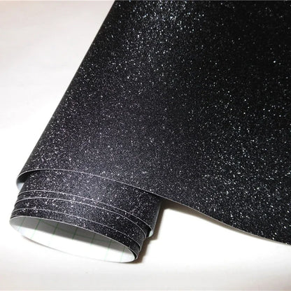 All Black Carbon Fiber Car Stickers – Vinyl Wrap Film Glossy/Matte Foil