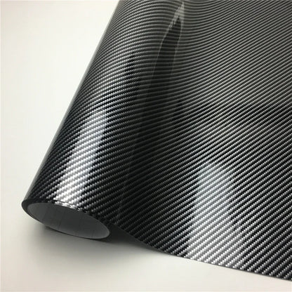 All Black Carbon Fiber Car Stickers – Vinyl Wrap Film Glossy/Matte Foil
