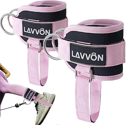 Ankle Straps for Cable Machines – Adjustable Comfort Ankle Cuffs for Glute Kickbacks & Leg Workouts - Urbizia