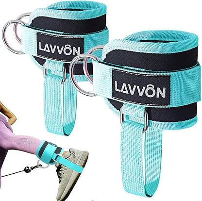 Ankle Straps for Cable Machines – Adjustable Comfort Ankle Cuffs for Glute Kickbacks & Leg Workouts - Urbizia