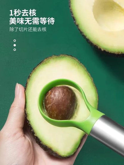 Avocado Knife Gadget – Stainless Steel Fruit Cutter for Kitchen & Home
