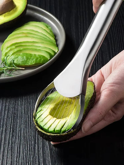 Avocado Knife Gadget – Stainless Steel Fruit Cutter for Kitchen & Home