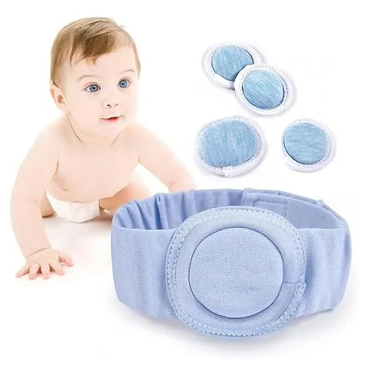 Baby Belly Button Band – Infant Hernia Belt with 4 Compression Pads (Small) - Urbizia