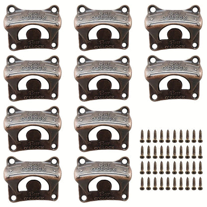 Beer O’ Clock” Wall Mounted Bottle Opener – Retro Bar & BBQ Tool